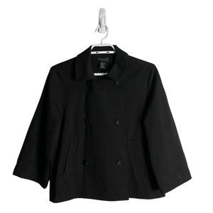 Rafaella Petites Women's Black Button Blazer Jacket